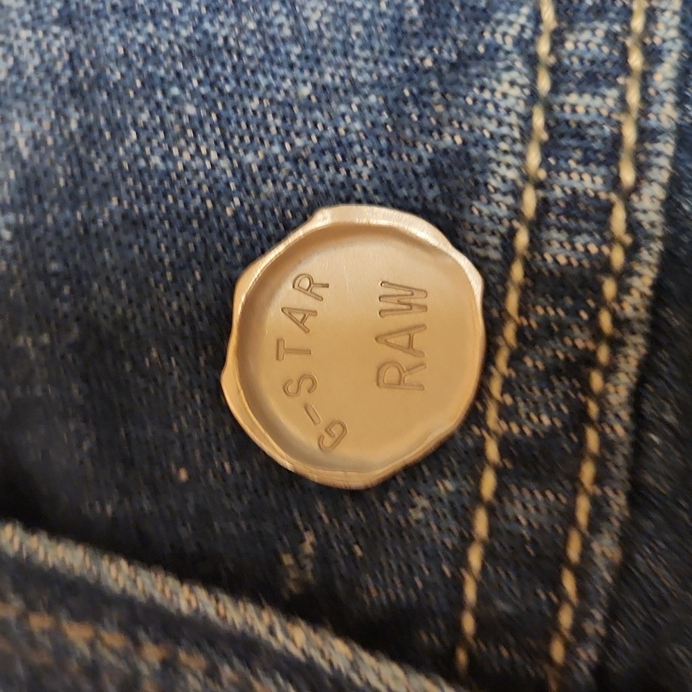 G-Star Raw Dark Blue Wash Ford Loose Fo Womens Straight Leg Baggy Jeans NWT - Picture 8 of 15